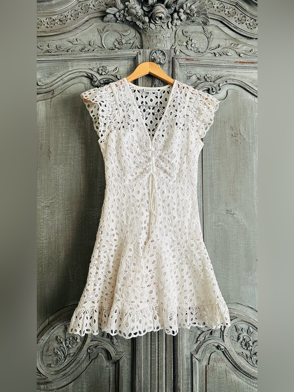 Giani Bini creamy Eyelet Lace Summer Dress - Unbranded